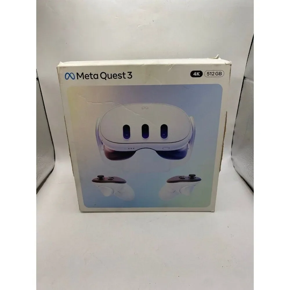 Meta Quest 3 512GB 4K Standalone All-in-One VR Headset GREAT CONDITION! In box
